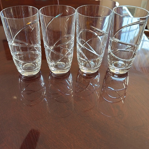 Discontinued Lenox Adorn Signature Highball Glass Set of 4 - Picture 2 of 8